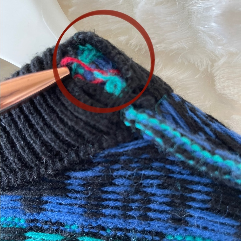 Elevenparis: Mens multi color Knit Sweater (S). - Picture 8 of 12